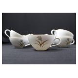 Harmony House Golden Wheat Fine China - Gravy Boat, Creamer, 2 Plate Sizes, Made in Japan