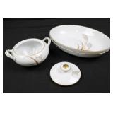 Harmony House Golden Wheat Fine China - Gravy Boat, Creamer, 2 Plate Sizes, Made in Japan