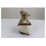 Nurse Teddy Bear Figurine with Scroll - For a Very Special Nurse Keepsake