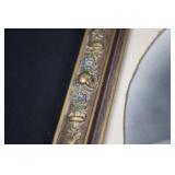 Antique Oval Portrait in Ornate Gilt Frame - Victorian Studio Photo