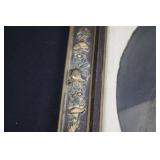 Antique Oval Portrait in Ornate Gilt Frame - Victorian Studio Photo
