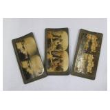 Keystone View Company Stereoview Cards (Lot of 3) Vintage 1900s London & USA Scenes