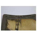 Keystone View Company Stereoview Cards (Lot of 3) Vintage 1900s London & USA Scenes