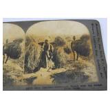 Keystone View Company Stereoview Cards (Lot of 3) Vintage 1900s London & USA Scenes