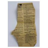 Holy Bible, Old & New Testaments - American Bible Society, Minion 18mo (Circa 1900)