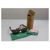 Pelican Sunglasses - Wooden Sunglasses Collection, Multicolor Striped Frame