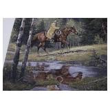 Hunting Scene Tapestry - 34 x 43 inches