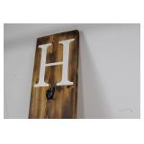 HOME Sign - Rustic Wooden Wall Decor with Hanging Ring