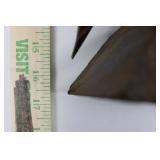 Fish Wood Carving Sculpture on Wooden Base - Hand Carved Ocean Fish with Dramatic Leap