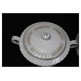 China Dinnerware Set - Pink Rose Floral Pattern, Made in Japan (112 piece set)