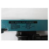 CE SWG-25 Manual Pipe Bender - 10-25 mm Range with Dies