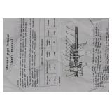 CE SWG-25 Manual Pipe Bender - 10-25 mm Range with Dies