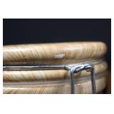 Wooden Ceramic Canisters with Clamp Lids - 3-Piece Set (Made in China)