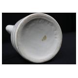 Creamer - White Ceramic with Stacked Ring Base