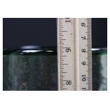 Olive Green Glass Bowls & Pitcher 3-Piece Set