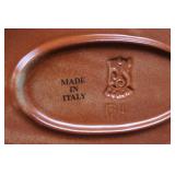 Pier 1 Italy Ovenware Ceramic Bake Dishes - Oval Baker & Rectangular Baker