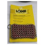 Lodge Cast Iron Skillet Set - 2 Pans With Chainmail Scrubber Pad