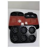 Sunflower Collection 6-Cavity Nonstick Muffin Pan Set - Platinum Collection (2-Piece)