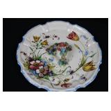 Majolica Floral Dish Set 64/105 - 3 Pieces - Made in Italy