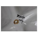 Floral Italian Ceramic Dinnerware Set - Platter, Bowls & 4 Small Plates