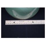 Ceramic Jug with Twin Handles - Celadon Glaze, Made in Italy