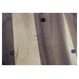 Healthy Living Lazy Susan Round Wood Turntable - 18 in Diameter - Black Metal Rim