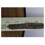 Healthy Living Lazy Susan Round Wood Turntable - 18 in Diameter - Black Metal Rim