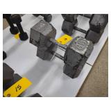 (2) 85 lb. Dumbbells...