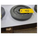 (2) 5 lb. Weights...