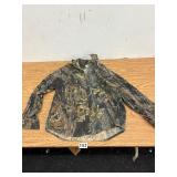 Mossy oak camo button up size large