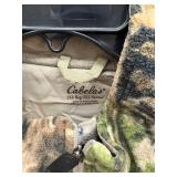 Cabelas camo vest with Chevy logo size 2XL