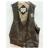 Continental Leather Fashions vest size 46
