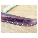 Fixed blade with sheath