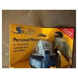 Hydration pack and personal water filtration bottle