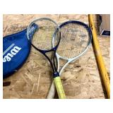 Pair of Wilson tennis rackets
