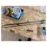 Lot of fishing tackle plastics and boxes