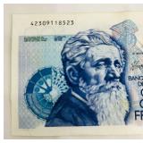 Belgian 500 Francs Banknote - National Bank of Belgium - CINQ CENTS FRANCS