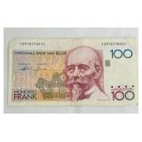 National Bank of Belgium 100 Franc Banknotes (Honderd Frank)