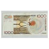 Belgian 1000 Franc Banknote - Gretry, Banque Nationale de Belgique