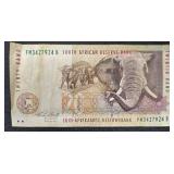 South African Rand Banknotes - 10 Rand & 20 Rand (Lot of 2)