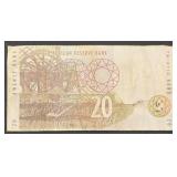 South African Rand Banknotes - 10 Rand & 20 Rand (Lot of 2)