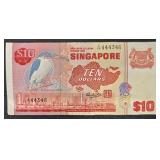 Singapore Birds Series Banknote Set - $1, $5, $10, $50 (Decommissioned)
