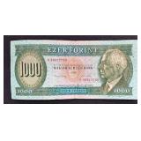 Magyar Nemzeti Bank 1000 Forint Banknote - 1993-12-16 (D 80317786)