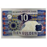 De Nederlandsche Bank 10 Gulden Banknotes (Lot of 3)