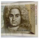 Deutsche Bundesbank 50 DM Banknote - 1996 Series