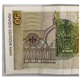 Deutsche Bundesbank 50 DM Banknote - 1996 Series