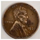 Greek 2 Drachma - Austro-Hungarian 2 Heller (1896) - US Wheat Cent 1937