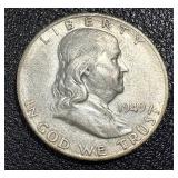 Benjamin Franklin 1949 Silver Half Dollar