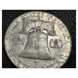 Benjamin Franklin 1949 Silver Half Dollar