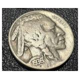 Buffalo Nickels 12-Coin Lot - Dates include 1927, 1928, 1936, 1937